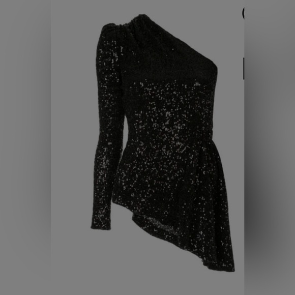 Rebecca Vallance
Mica Sequin One-Shoulder Top - Picture 4 of 7